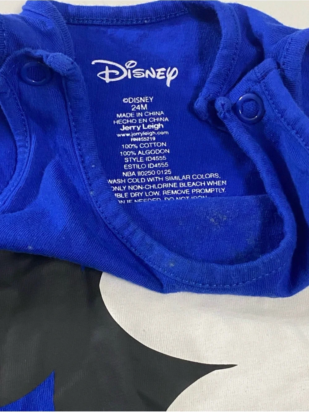 Disney Kids One-Piece Blue White Black